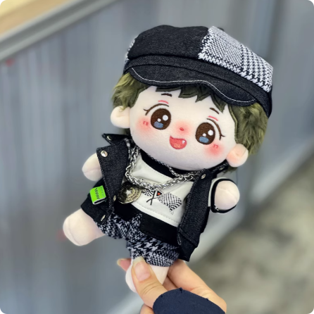 20cm张函瑞棉花娃娃TF系列毛绒原创玩偶明星公仔玩具节日礼品现货