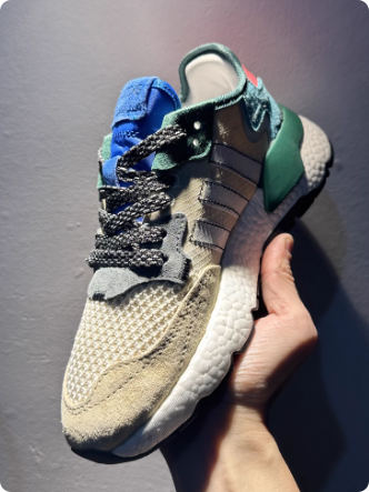 夏季透气爆米花男鞋莆田鞋潮流休闲鞋软底运动鞋男女真爆跑步鞋