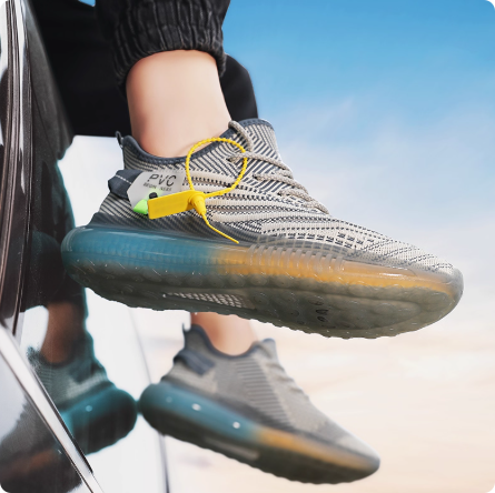 透气2025新款男鞋飞织运动休闲潮鞋网鞋网面跑步椰子鞋子男款