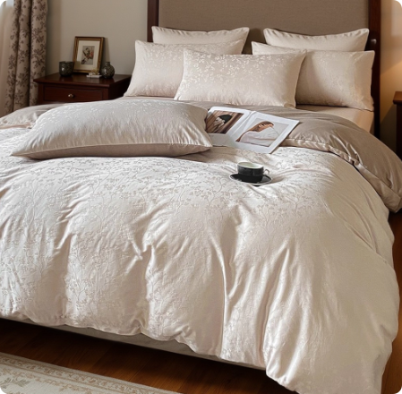 全棉床上四件套2025新款春季纯棉轻奢高级感被套床单床品